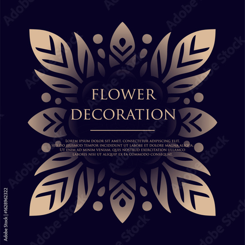 Elegant Floral Pattern. Exquisite Floral Pattern for Elegant Decoration and Design