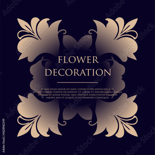 Elegant Floral Pattern. Exquisite Floral Pattern for Elegant Decoration and Design