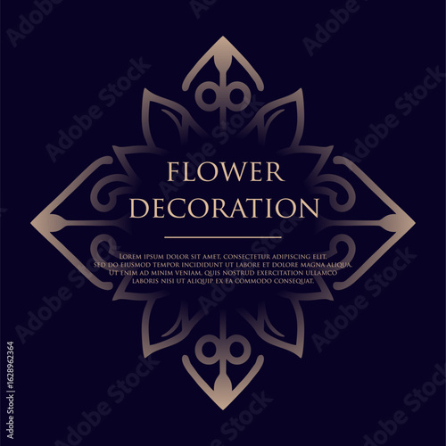 Elegant Floral Pattern. Exquisite Floral Pattern for Elegant Decoration and Design