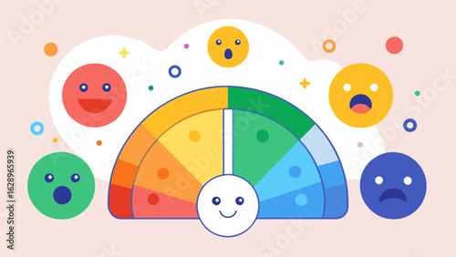 A beautifully designed mood tracker visually depicting the fluctuations of emotions and helping to identify triggers..