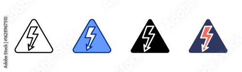High Voltage icon sheet multiple style collection