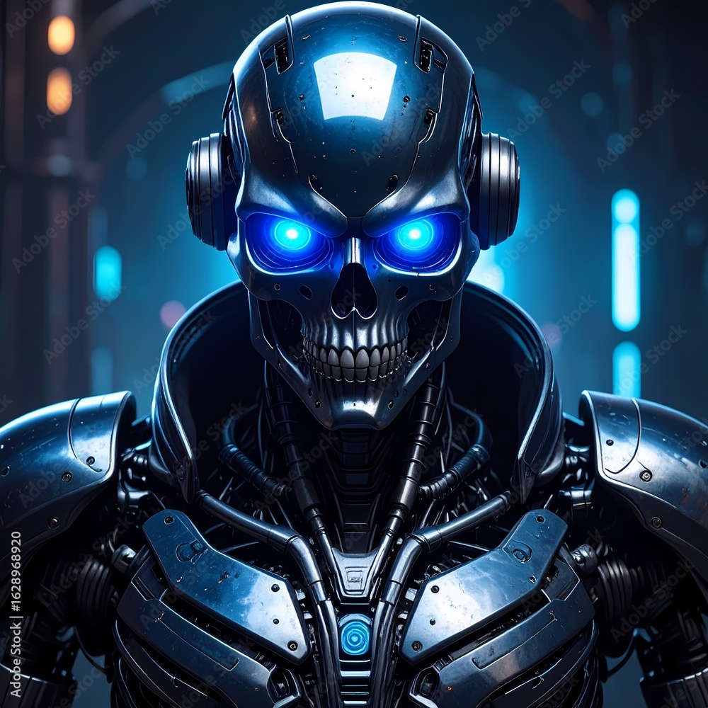 Fototapeta premium futuristic robot cyborg