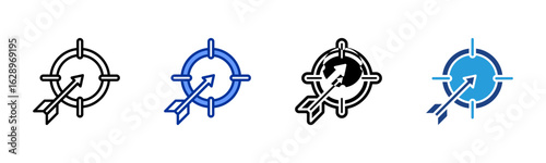 Target icon sheet multiple style collection