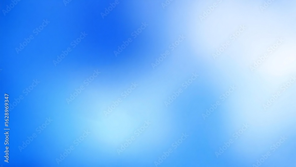 Fototapeta premium Abstract blue gradient background with soft light effects