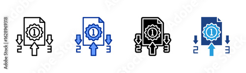 Priority icon sheet multiple style collection