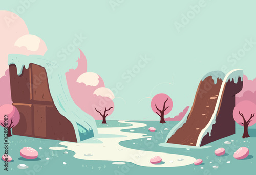 Whimsical Candyland with Milk River