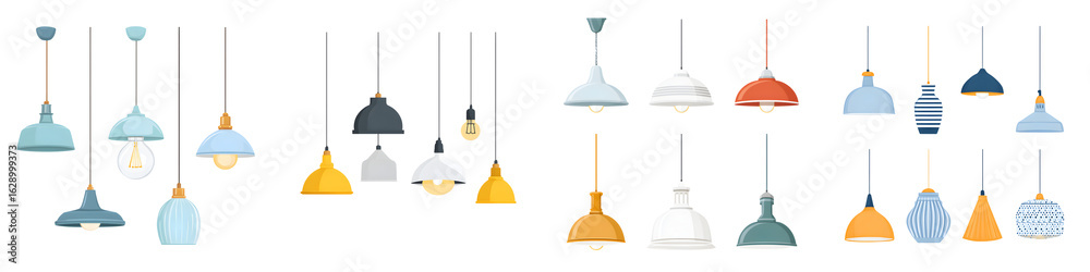 Obraz premium Modern Pendant Lights Collection - Interior Design Elements