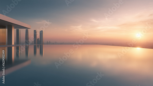 Wallpaper Mural background of open space on rooftop glass floor Torontodigital.ca