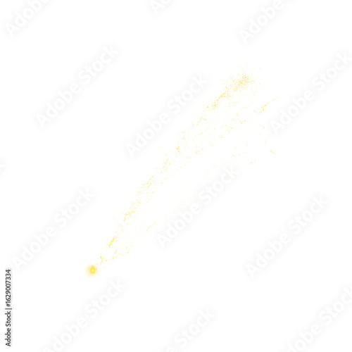 Golden paint splash 