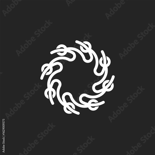 Mandala decorative element. Traditional motive