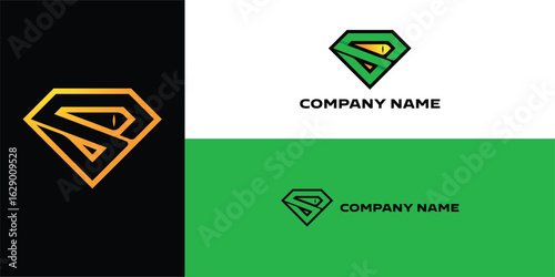 Initial letter S or alphabet S. Vector logo design