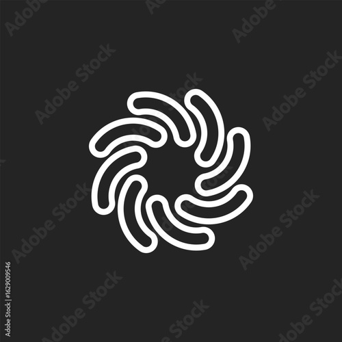 Mandala decorative element. Traditional motive