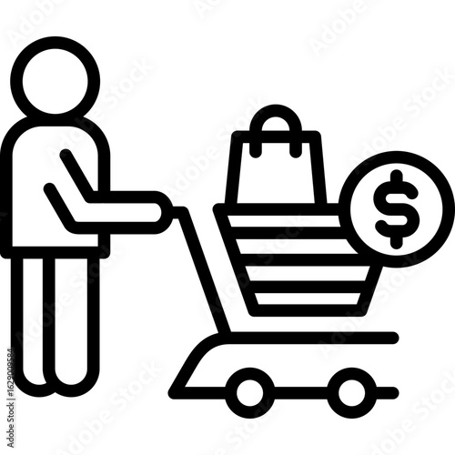 Buyer line icon