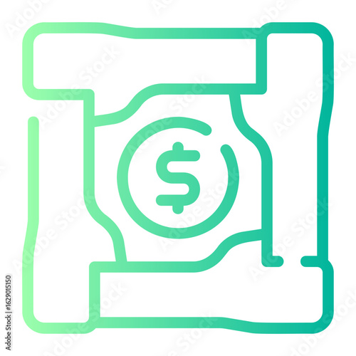 partnership gradient icon