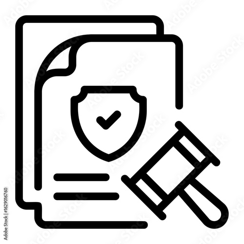 regulatory line icon