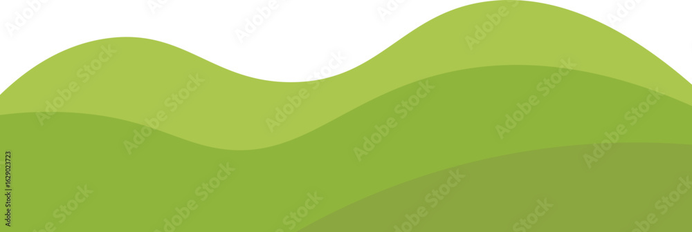 Obraz premium green hill