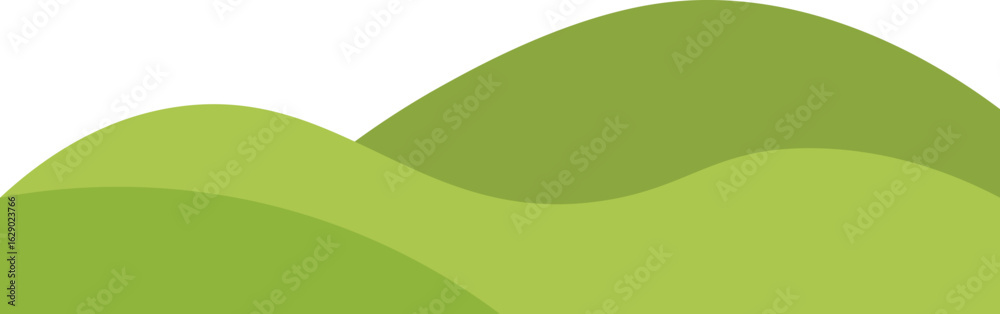 Fototapeta premium green hill