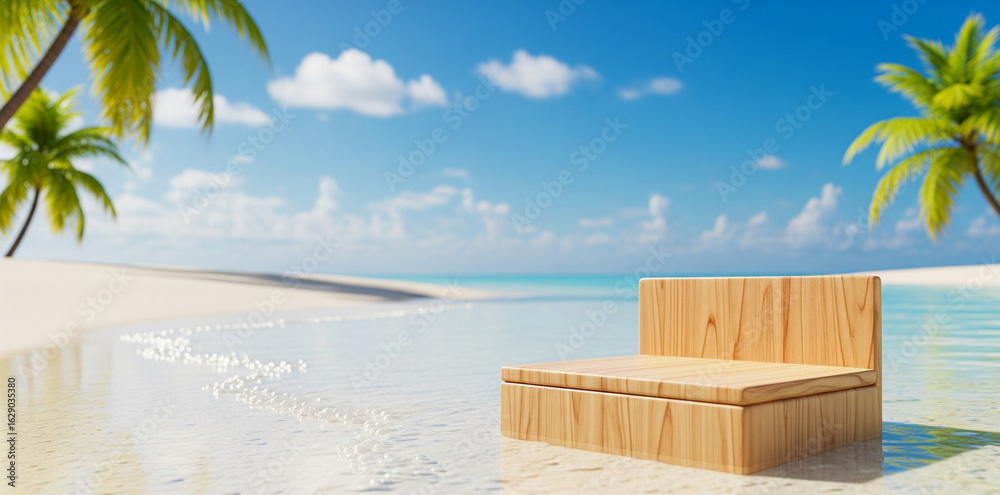 Obraz premium Idyllic Beach Stage