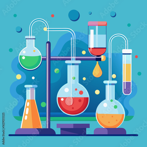 laboratory glassware and test tubes