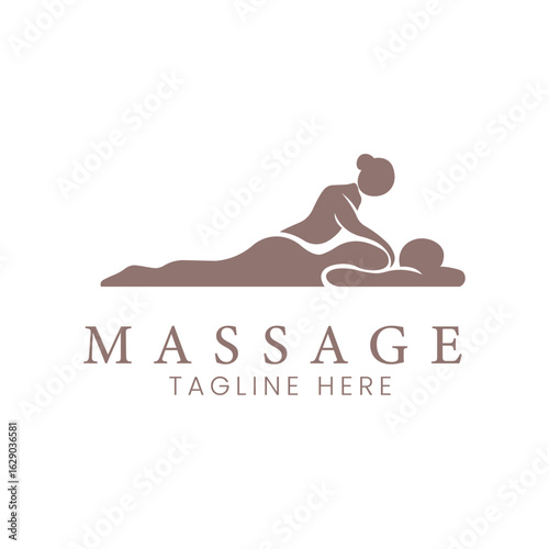 Massage Logo royalty-free images