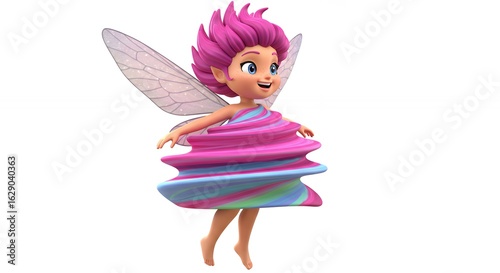 Digital fairy illustration