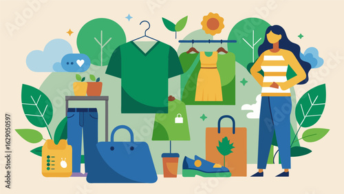 A collection of sustainable fashion brands showcasing a commitment to socially and environmentally conscious shopping..