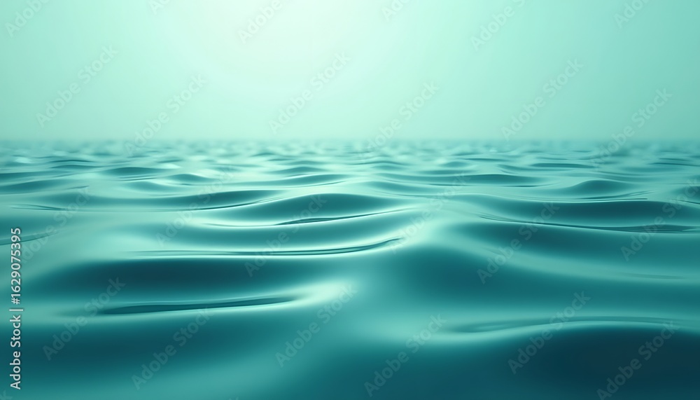 Naklejka premium Calm ocean water surface with gentle ripples