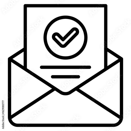 Offer Letter Icon Element For Design