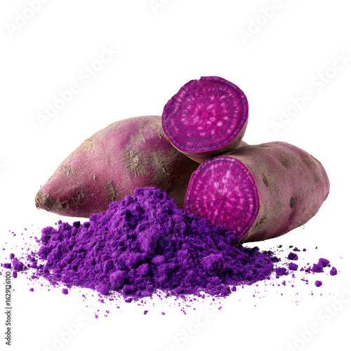 Purple Sweet Potato and Powder - Healthy Food Ingredient