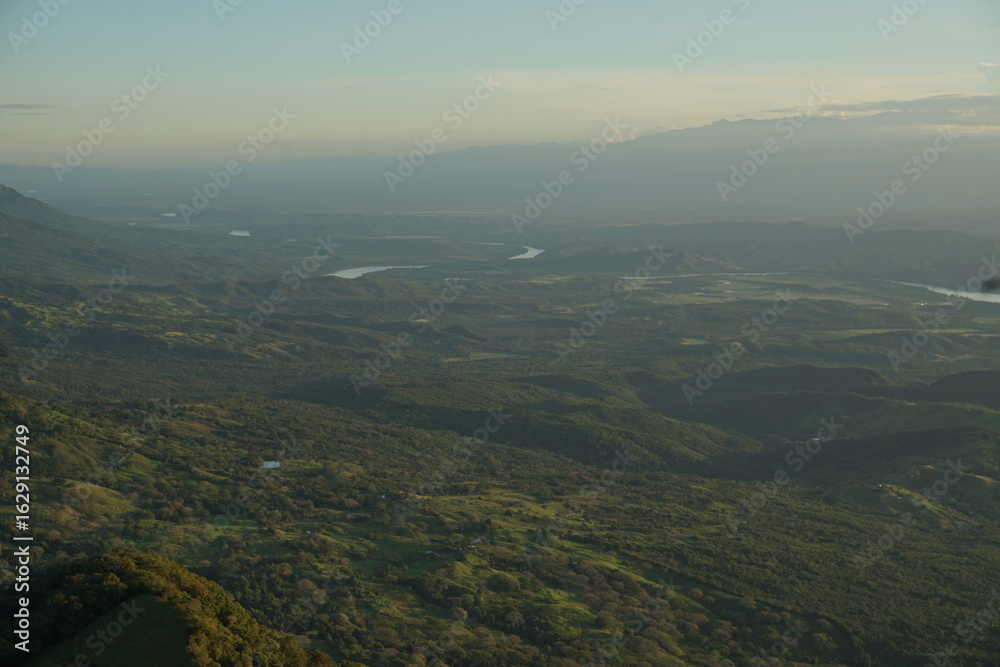 Fototapeta premium view from the top of the mountain