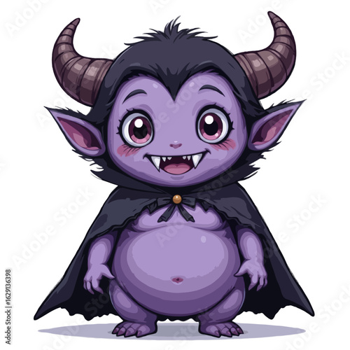 A small horned vampire monster