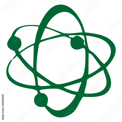 atomic energy Icon green