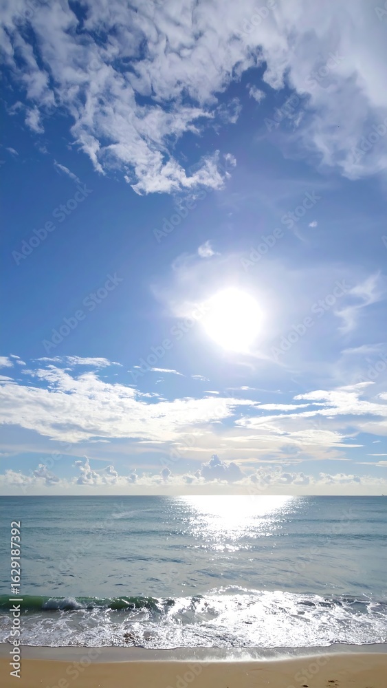 Fototapeta premium Sunny beach scene (1)