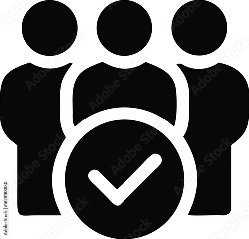 Vector line icon for capable. able illustration sign. adept symbol. adequate logo.
