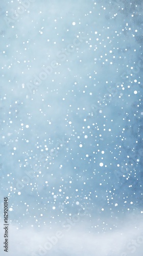 Light blue snow background