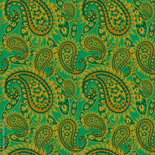 elegant paisley pattern for wallpaper background and textile beautiful paisley originated in persia and paisley is popular in Iran india scotland this paisley design is good for dress shawl scarf rida