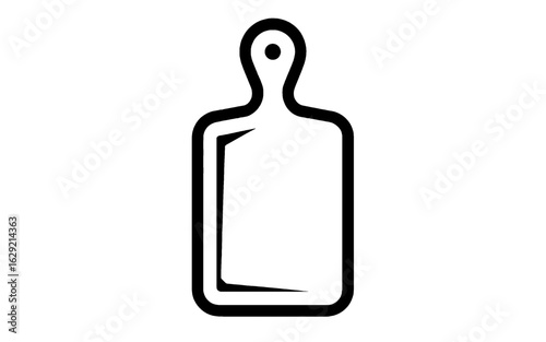 Cutting board icon kitchen cooking