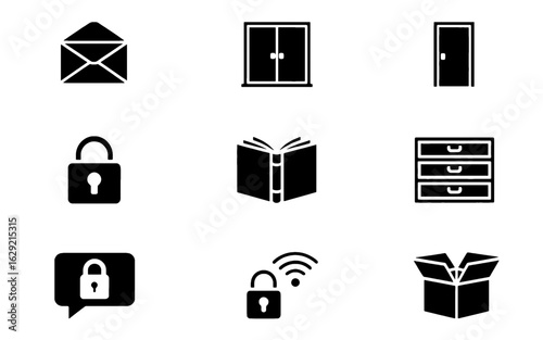 Solid black background dark plain