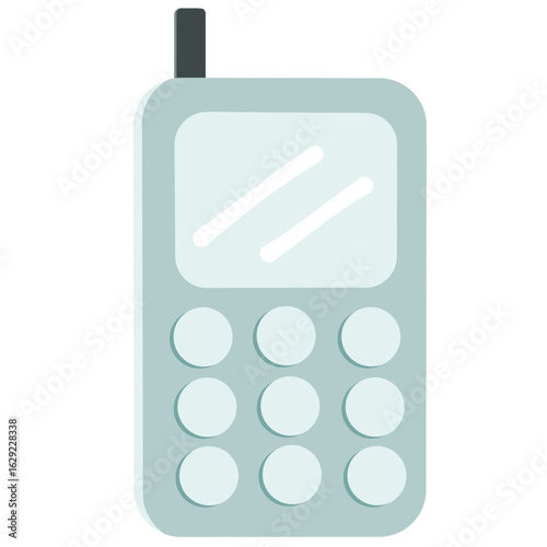 Retro Cellular Phone Icon soft colour element