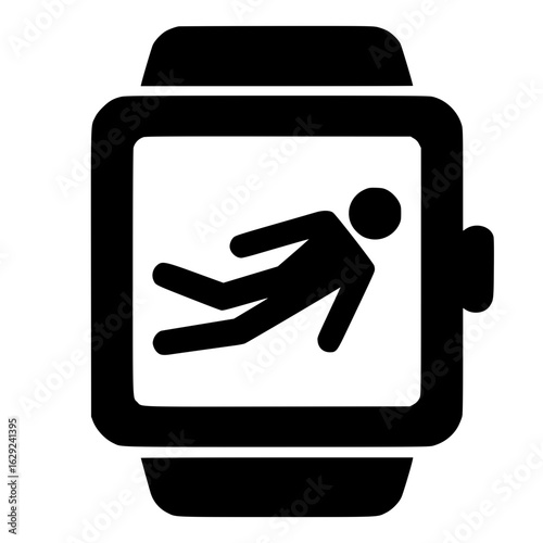 smartwatch featuring swimmer icon for cardio workout and aquatic fitness monitoring
