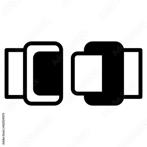 Seat Belt mixed color icon