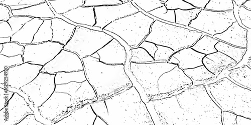 black and white symbolizing dryness and environmental damage cracked earth showing a dry and barren landscape texture pattern