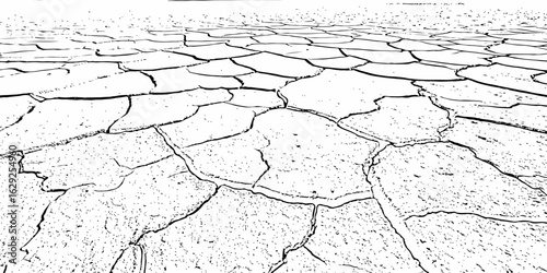 black and white symbolizing dryness and environmental damage cracked earth showing a dry and barren landscape texture pattern