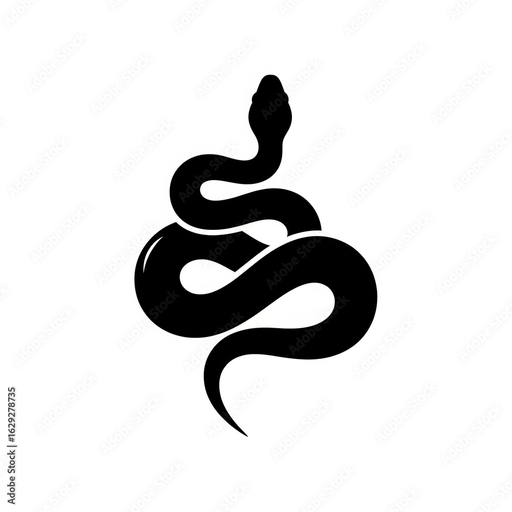 Fototapeta premium snake vector illustration Snake tatto