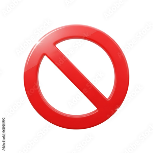 Free Download Red prohibition symbol isolated on a transparent background isolated on transparent background - GFXLoad