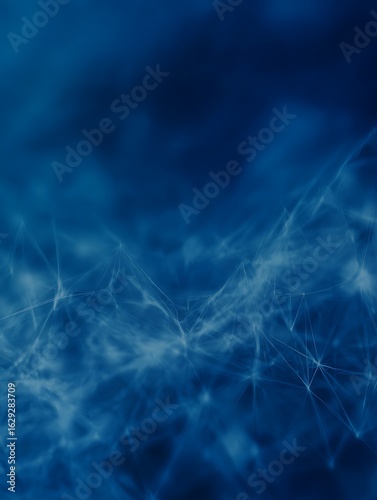 Abstract connection network futuristic blue background