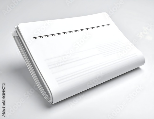 Wallpaper Mural Blank newspaper on a plain background Torontodigital.ca