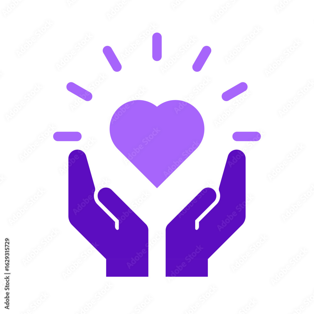 Obraz premium Love Yourself Icon