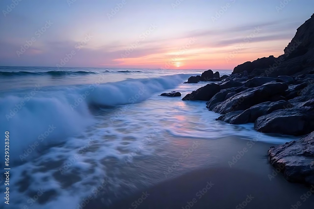 Obraz premium sunset on the beach