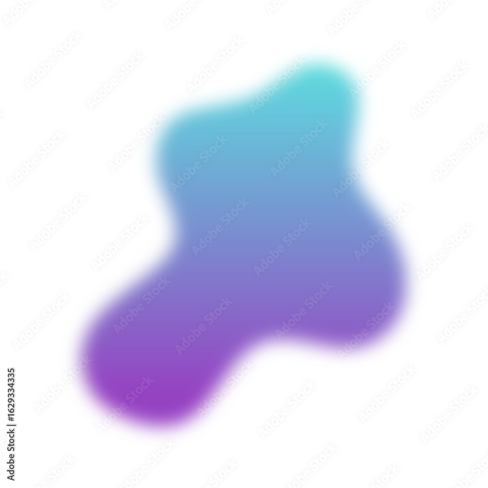 Fototapeta premium Colorized Abstract smoky steam Liquid Blob with Gradient Style 2